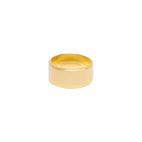 WIDE BAND RING GOUD